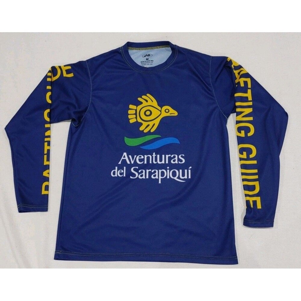 Costa Rica Rafting Guide Long Sleeve Shirt Adult Size Medium